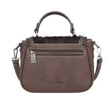 Lade das Bild in den Galerie-Viewer, Kufelia Handtasche Schultertasche Westerntasche Kuhfell Nieten Flechtung