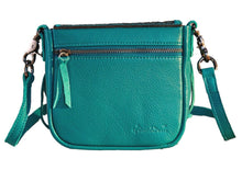 Lade das Bild in den Galerie-Viewer, Carmelita Handtasche Schultertasche Westerntasche Fransen Leder Prägung