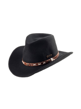 Lade das Bild in den Galerie-Viewer, Smokey von SCIPPIS Cowboyhut Westernhut schwarz Wollfilz Line Dance