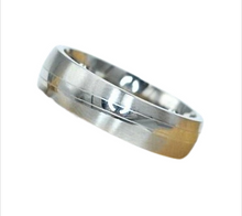 Lade das Bild in den Galerie-Viewer, Silver Line Classic Ring Bandring Partnerring silberfarben Edelstahl, 7 mm