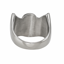 Lade das Bild in den Galerie-Viewer, Ring Edelstahl „Winged Skull Power“ – Totenkopf mit Flügeln Biker Rocker