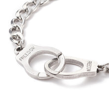 Lade das Bild in den Galerie-Viewer, Armband Armkette mit Handschellen aus Edelstahl