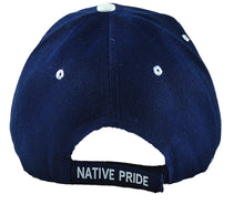 Lade das Bild in den Galerie-Viewer, Basecap Cap, Mütze mit Schild bestickt Native Pride Wolf schwarz