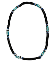 Lade das Bild in den Galerie-Viewer, Ocean Wave Spirit Heishi Kette Armband aus Kokos – Stretch Halskette