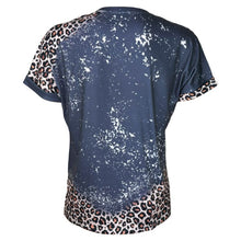 Lade das Bild in den Galerie-Viewer, Türkises T-Shirt Westernshirt Azteken-Print