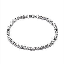 Lade das Bild in den Galerie-Viewer, „Silvershape Flex Link“ Edelstahl Armband Königsarmband 23 cm lang, 5 mm stark