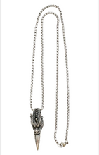 Lade das Bild in den Galerie-Viewer, Dragon Fang Power Edelstahl Halskette mit Drachenzahn-Anhänger – 60 cm Kette