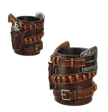 Lade das Bild in den Galerie-Viewer, Westernholster mit Colt Stiftehalter Köcher Westerndekoration