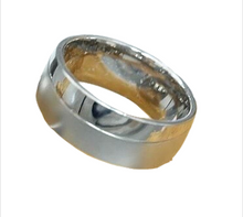 Lade das Bild in den Galerie-Viewer, Steel Pure Ring Bandring Partnerring aus Edelstahl, 8 mm breit