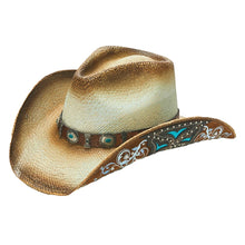 Lade das Bild in den Galerie-Viewer, Wild West Cowboyhut Strohhut Westernhut Line Dance Western