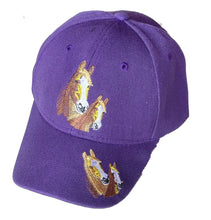 Lade das Bild in den Galerie-Viewer, Kinder Cap, Basecap, Mütze mit Schild und bestickt mit Pferd - Pferde