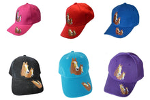 Lade das Bild in den Galerie-Viewer, Kinder Cap, Basecap, Mütze mit Schild und bestickt mit Pferd - Pferde