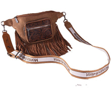 Lade das Bild in den Galerie-Viewer, Bianca Bauchtasche Gürteltasche Hüfttasche im Westernstyle mit Fransen