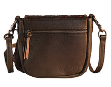 Lade das Bild in den Galerie-Viewer, Carmelita Handtasche Schultertasche Westerntasche Fransen Leder Prägung