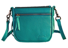 Lade das Bild in den Galerie-Viewer, Carmelita Handtasche Schultertasche Westerntasche Fransen Leder Prägung