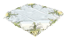 Lade das Bild in den Galerie-Viewer, Weiße Maiglöckchen Tischläufer Tischdecke Mitteldecke Deckchen gestickt