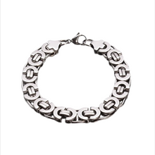 Lade das Bild in den Galerie-Viewer, „Titanen-Glied“ Edelstahl Armband Kettenarmband 21 cm lang, 11 mm breit