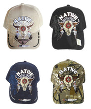 Lade das Bild in den Galerie-Viewer, Baseballcap, Mütze mit Schild Native Pride bestickt mit Longhorn