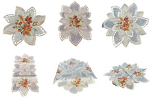 Lade das Bild in den Galerie-Viewer, Eichen Ahorn Kastanie Herbst Tischläufer Tischdecke Mitteldecke Deckchen creme