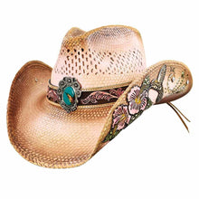 Lade das Bild in den Galerie-Viewer, Humming Bird von Dallas Hats Damen Herren Cowboyhut Strohhut