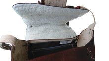 Lade das Bild in den Galerie-Viewer, Tasche Handtasche Schultertasche Westerntasche Sattel 100% Leder