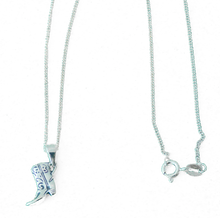 Lade das Bild in den Galerie-Viewer, Kette Halskette mit Anhänger Cowboystiefel 3 Längen Indianerschmuck 925er Silber