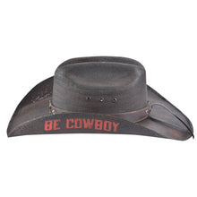 Lade das Bild in den Galerie-Viewer, Bullhide Hats Cowboyhut Strohhut PBR Be Cowboy braun Cattleman