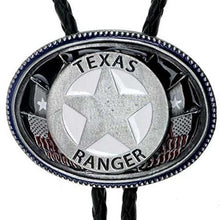 Lade das Bild in den Galerie-Viewer, Bolo Tie Westernkrawatte Westernschmuck Texas Ranger lizensiert