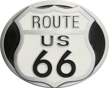 Lade das Bild in den Galerie-Viewer, Gürtelschnalle Buckle Gürtelschließe Route 66 Harley für Wechselgürtel Highway
