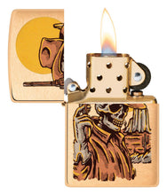Lade das Bild in den Galerie-Viewer, Zippo Feuerzeug "Wild West Skeleton" in Zippobox