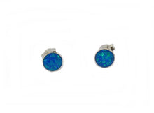 Lade das Bild in den Galerie-Viewer, Ohrringe Ohrstecker 925er Sterling Silber mit Feuer Opal