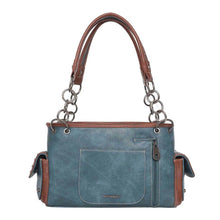 Lade das Bild in den Galerie-Viewer, Geräumige Handtasche Schultertasche Westerntasche Montana West Stickerei Nieten