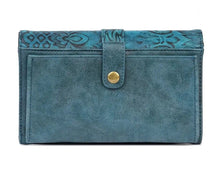 Lade das Bild in den Galerie-Viewer, Clutch Handtasche Schultertasche Westerntasche Montana West mit Buckle, Nieten