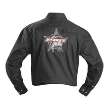 Lade das Bild in den Galerie-Viewer, Westernhemd Hemd Rodeo Bullhide PBR schwarz Bestickt Cowboy