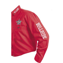 Lade das Bild in den Galerie-Viewer, Westernhemd Hemd Rodeo Bullhide PBR rot Bestickt Cowboy