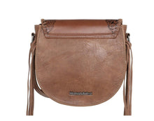 Lade das Bild in den Galerie-Viewer, Florentine Handtasche Schultertasche Westerntasche Fransen Florale Prägung