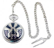 Lade das Bild in den Galerie-Viewer, Taschenuhr mit Sprungdeckel und Kette Colt Pistole Peacemaker Cowboy