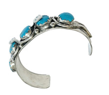 Lade das Bild in den Galerie-Viewer, Snake 5 Türkise Armreif Armspange 925er Sterling Silber Handarbeit Navajo