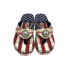 Lade das Bild in den Galerie-Viewer, Badelatschen Badeschuhe Zehentrenner Badeschuhe Flagge USA