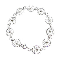 Lade das Bild in den Galerie-Viewer, Armband Indianerschmuck 925er Sterling Silber 10 Traumfänger