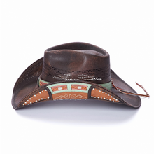 Lade das Bild in den Galerie-Viewer, Cowboyhut Strohhut Westernhut Line Dance Western