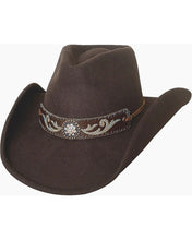 Lade das Bild in den Galerie-Viewer, Bullhide Hats Cowboyhut Hangin`Out braun oder schwarz Wollfilz Gr. S - XL