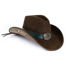 Lade das Bild in den Galerie-Viewer, Dallas Hats Damen Herren Cowboyhut Liberty 2 Wollfilz Flagge USA