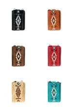 Lade das Bild in den Galerie-Viewer, Brieftasche Gelenktasche große Geldbörse mit Smartphone - Fach Flagge USA Strass