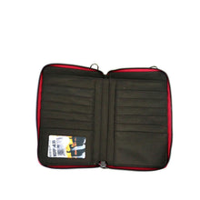 Lade das Bild in den Galerie-Viewer, Brieftasche Gelenktasche große Geldbörse mit Smartphone - Fach Flagge USA Strass