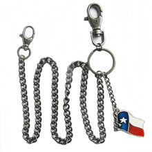 Lade das Bild in den Galerie-Viewer, Kette für Geldbörse Gürtel Security Chain for Wallets Flagge Texas Lone Star