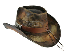 Lade das Bild in den Galerie-Viewer, Dallas Hats Cowboyhut Strohhut Westernhut Rusty LH reiten Line Dance Western