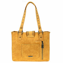 Lade das Bild in den Galerie-Viewer, Handtasche Schultertasche Westerntasche Nieten Concho Türkis Line Dance
