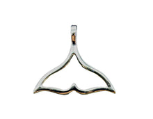 Lade das Bild in den Galerie-Viewer, Kette Halskette Silberkette Collier 925er Sterling Silber mit Anhänger Walflosse