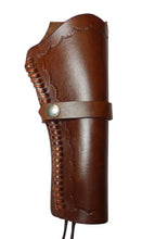 Lade das Bild in den Galerie-Viewer, Westernholster Holstertasche echt Leder Handarbeit rechts o. links braun Colt